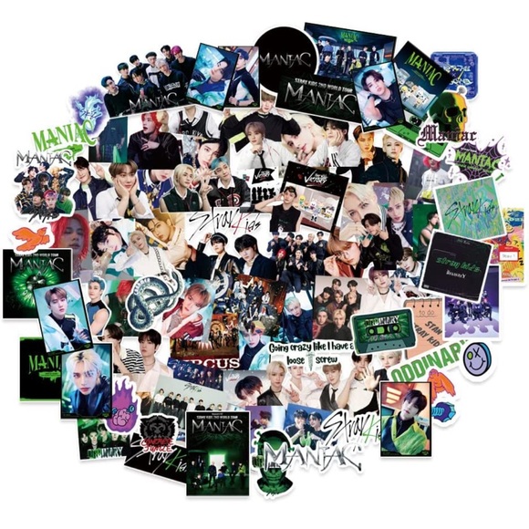Kpop Stray Kids Stickers 12 Vinyl Stickers - Mystery Bundle - Picture 3 of 5